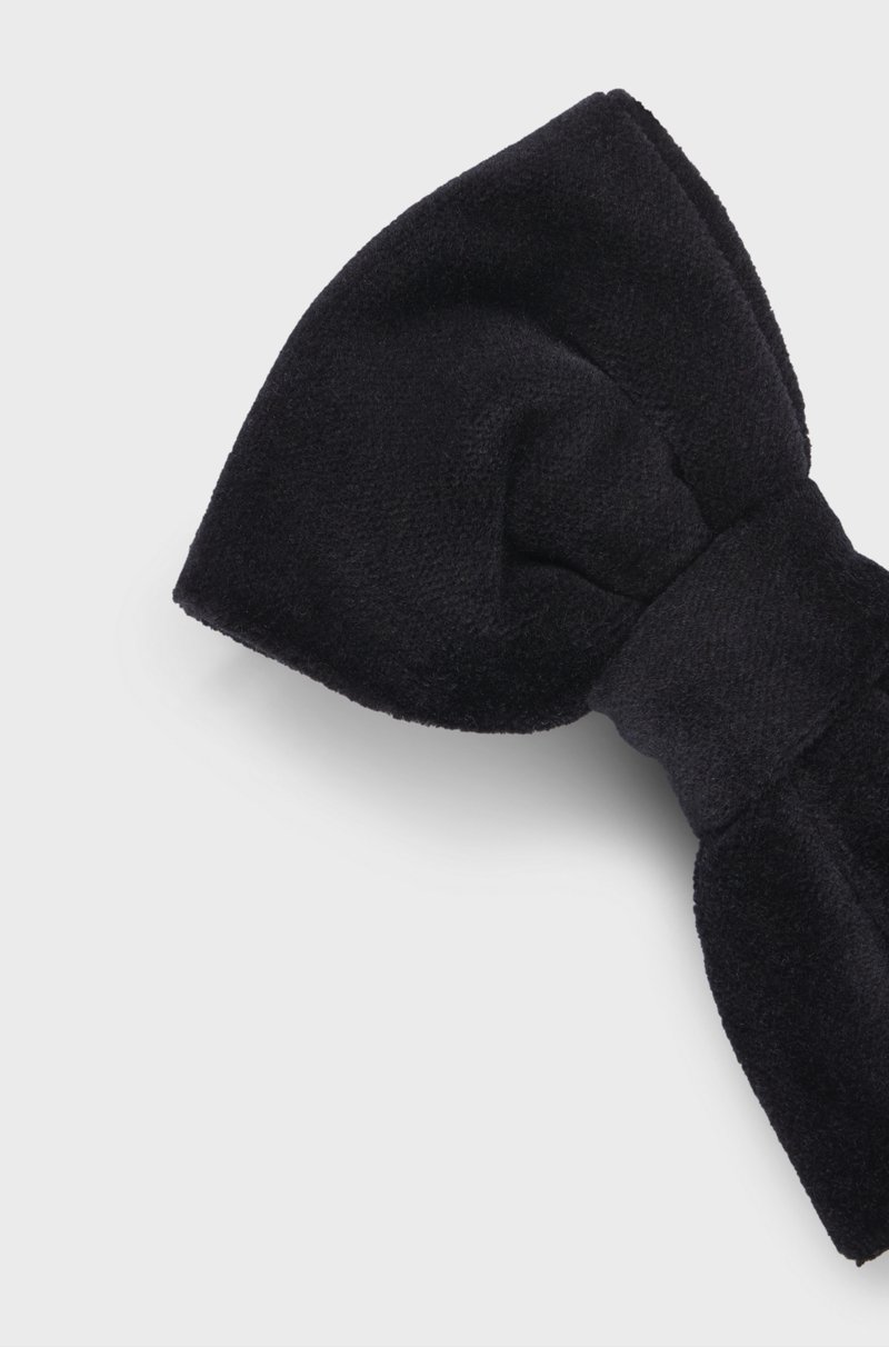 Hugo Boss Pajarita De Jacquard De Terciopelo De Algodón