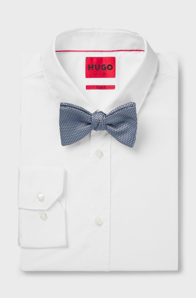 Hugo Boss Pajarita De Mezcla De Seda Con Motivo De Jacquard