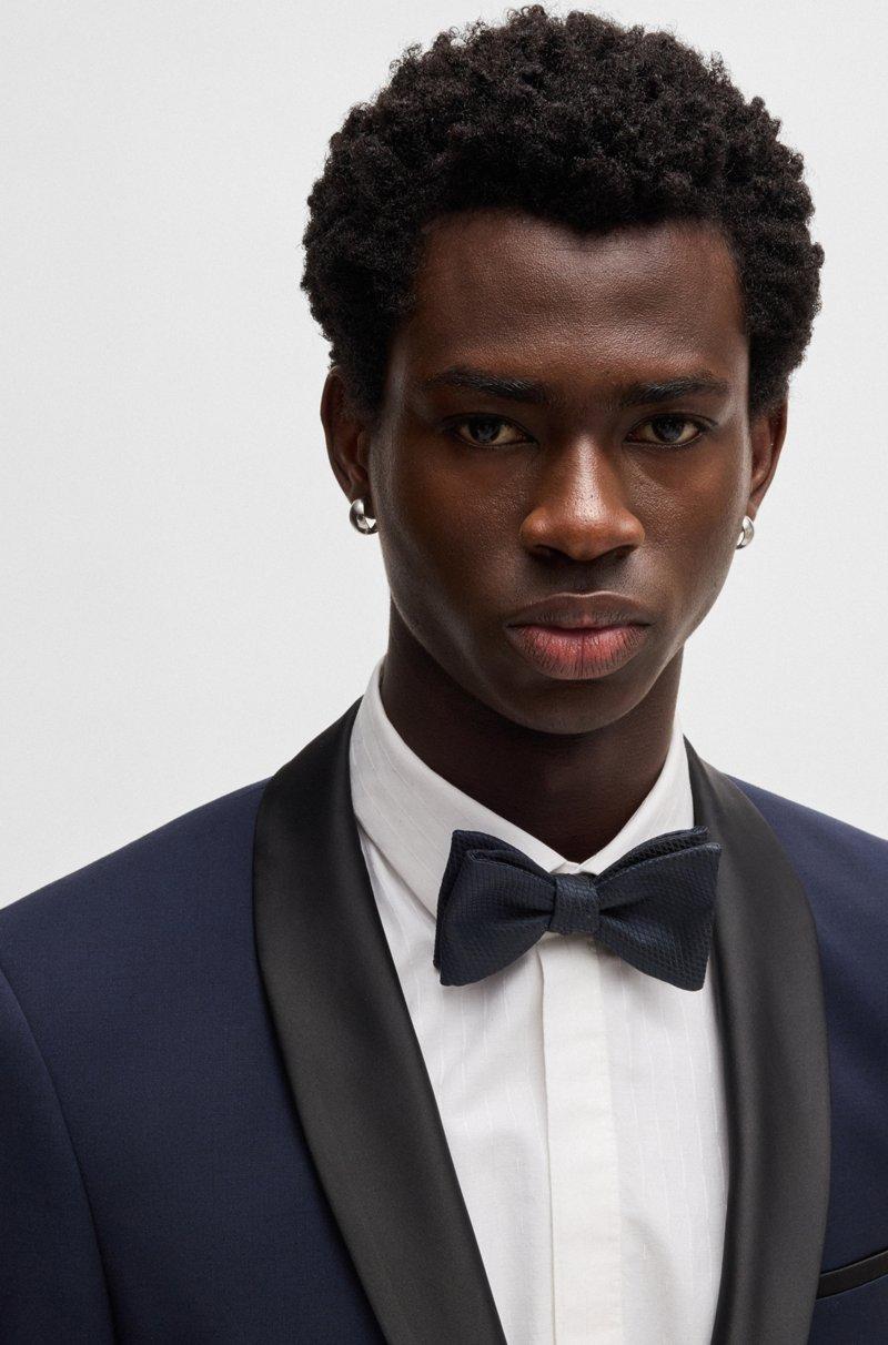 Hugo Boss Pajarita De Mezcla De Seda Con Motivo De Jacquard