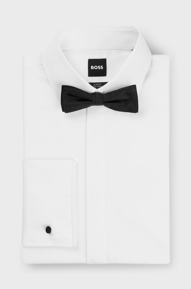 Hugo Boss Pajarita En Jacquard De Seda Confeccionada En Italia