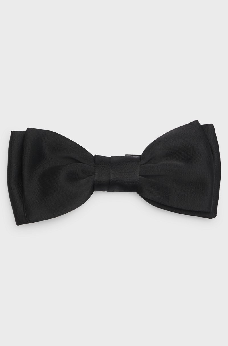 Hugo Boss Pajarita en mezcla de seda con tejido liso