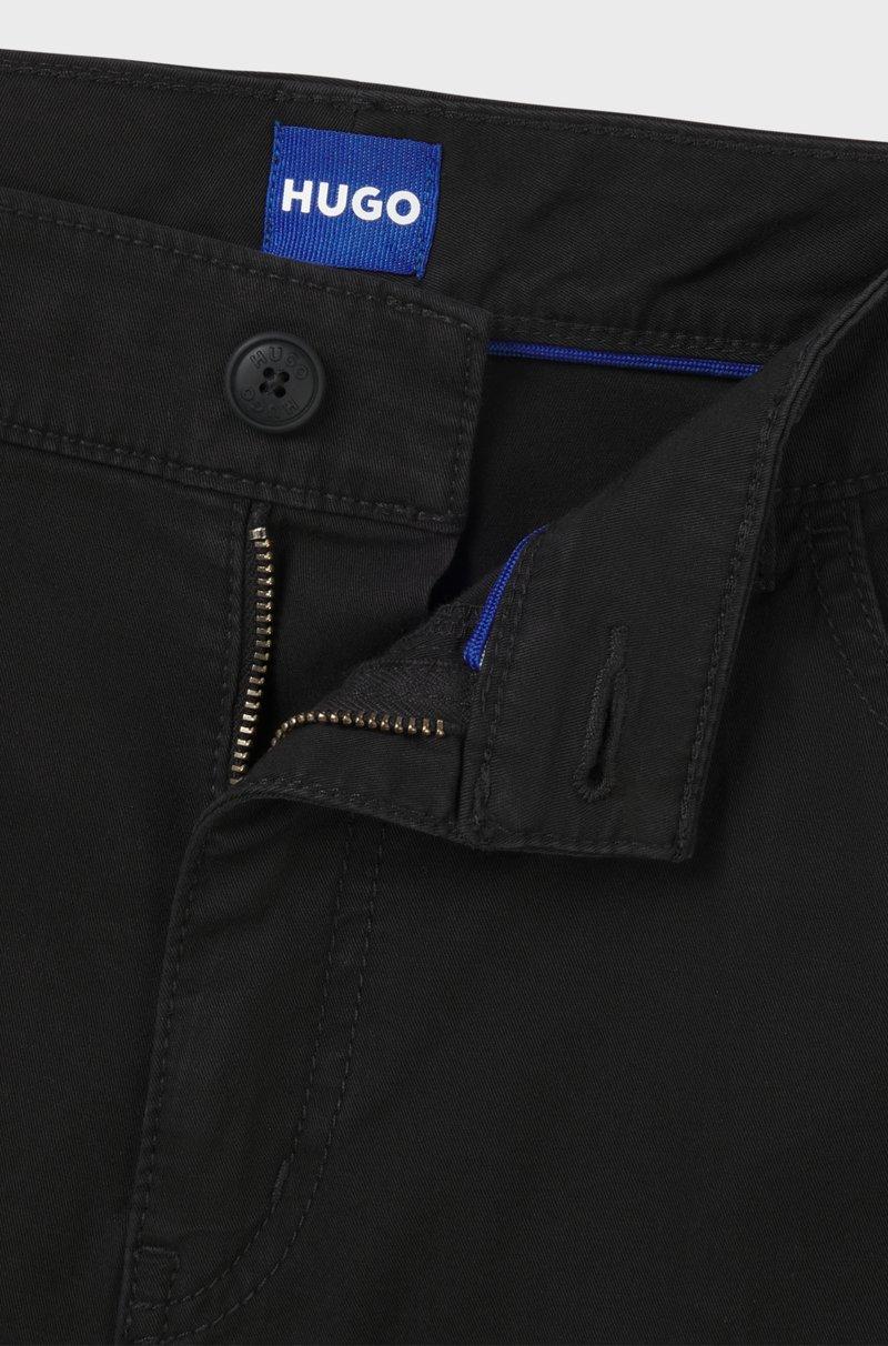 Hugo Boss Pantalones Acampanados De Algodón Elástico