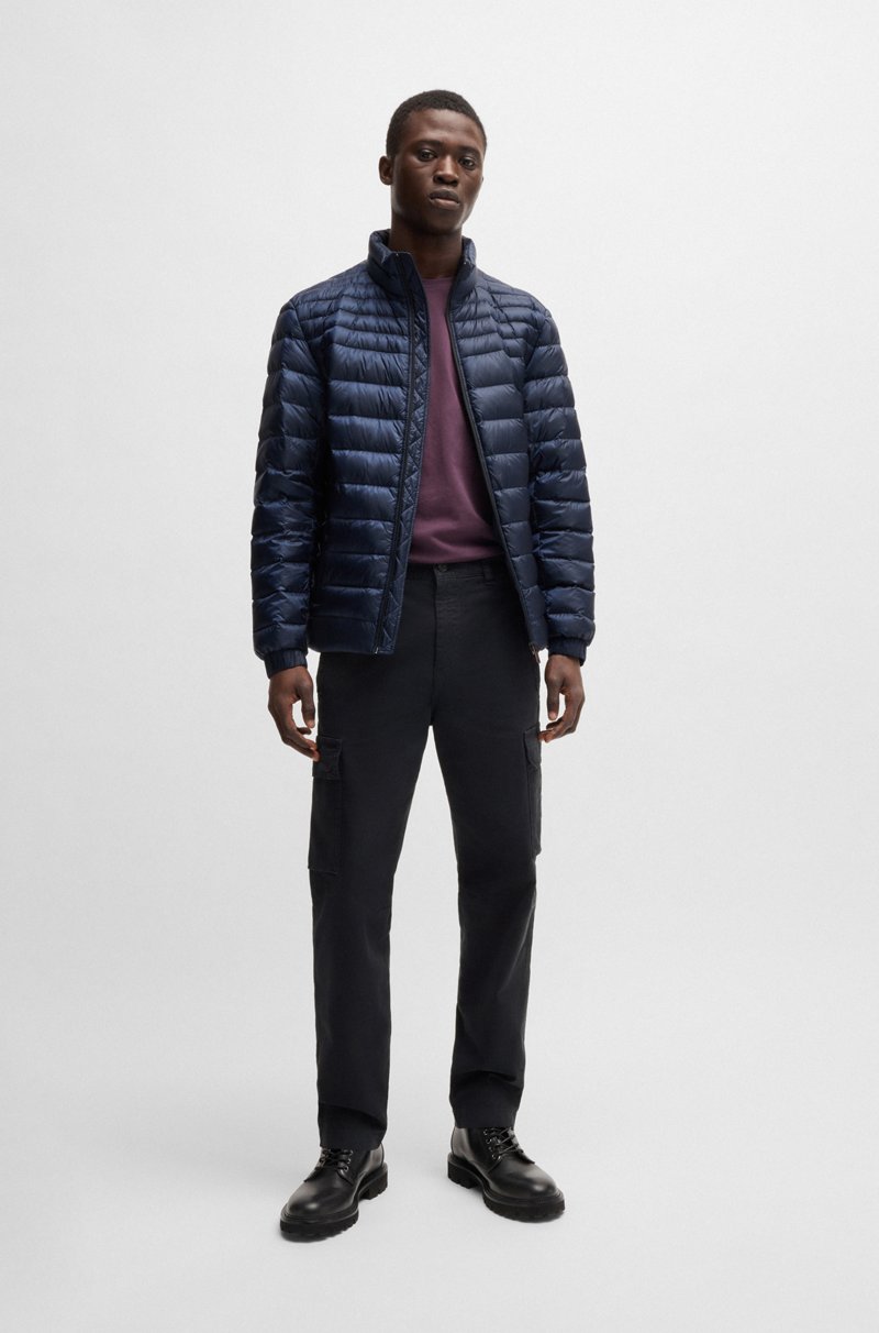 Hugo Boss Pantalones Cargo De Sarga De Algodón Elástico