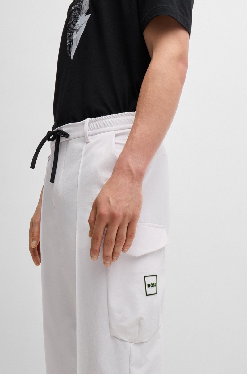 Hugo Boss Pantalones Cargo De Tejido Elástico Repelente Al Agua