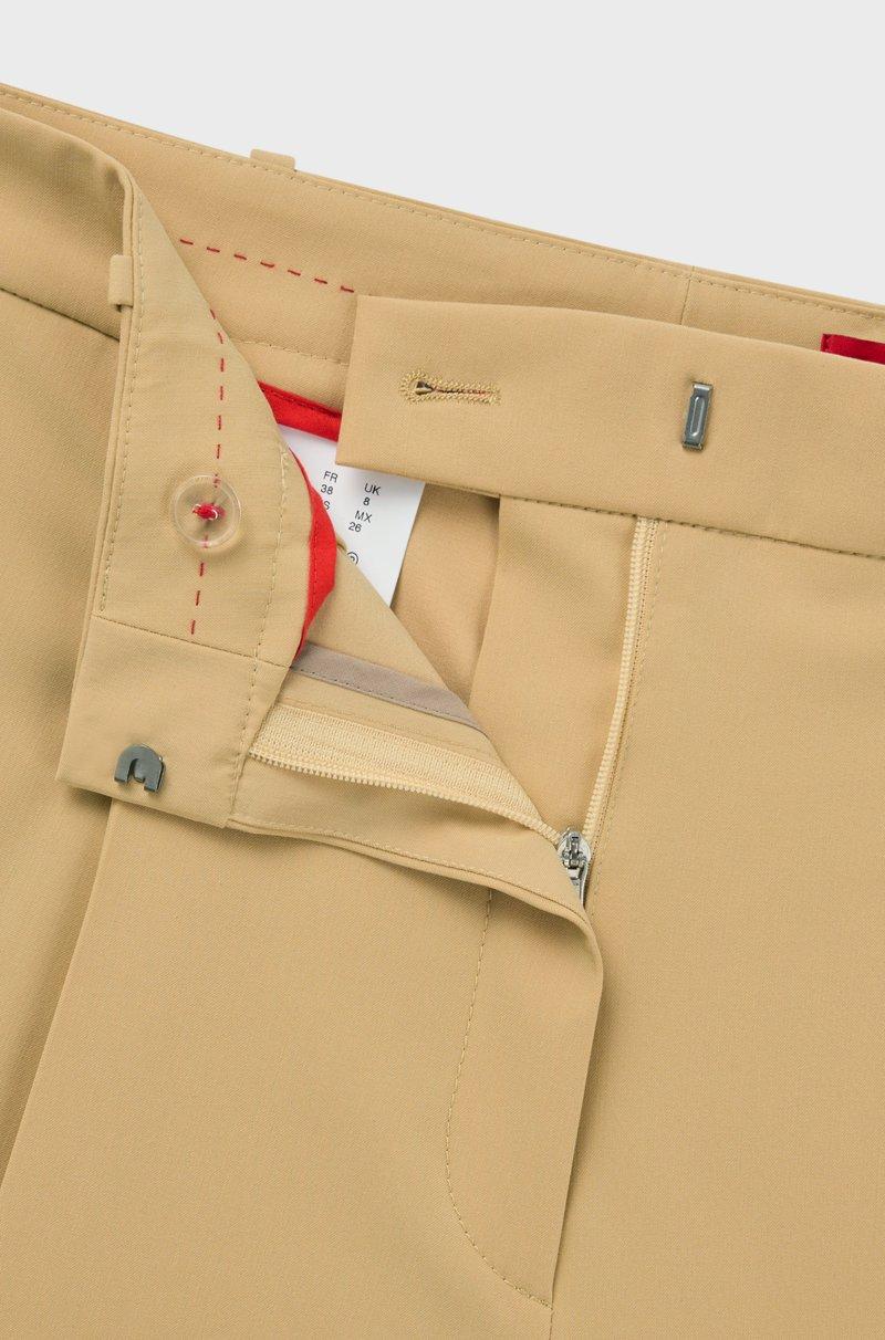 Hugo Boss Pantalones Cargo Relaxed Fit En Tejido Elástico