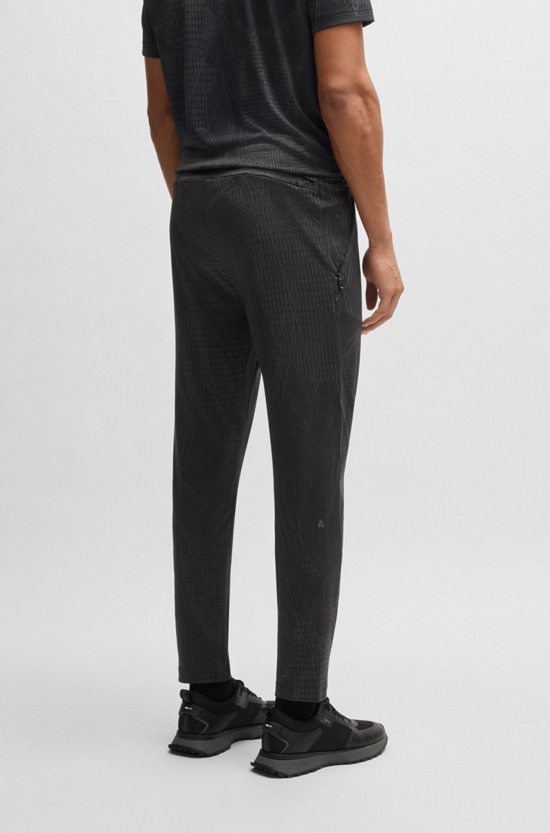 Hugo Boss Pantalones De Chándal Con Estampado Activo En Tejido Multielástico