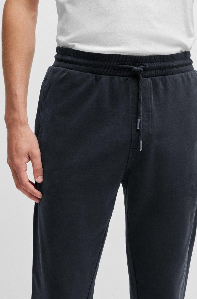Hugo Boss Pantalones De Chándal De Algodón Aterciopelado Con Detalle De Logo