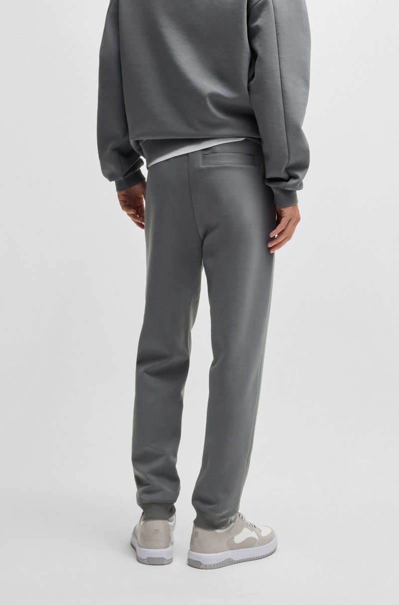 Hugo Boss Pantalones De Chándal De Algodón Con Logo Apilado