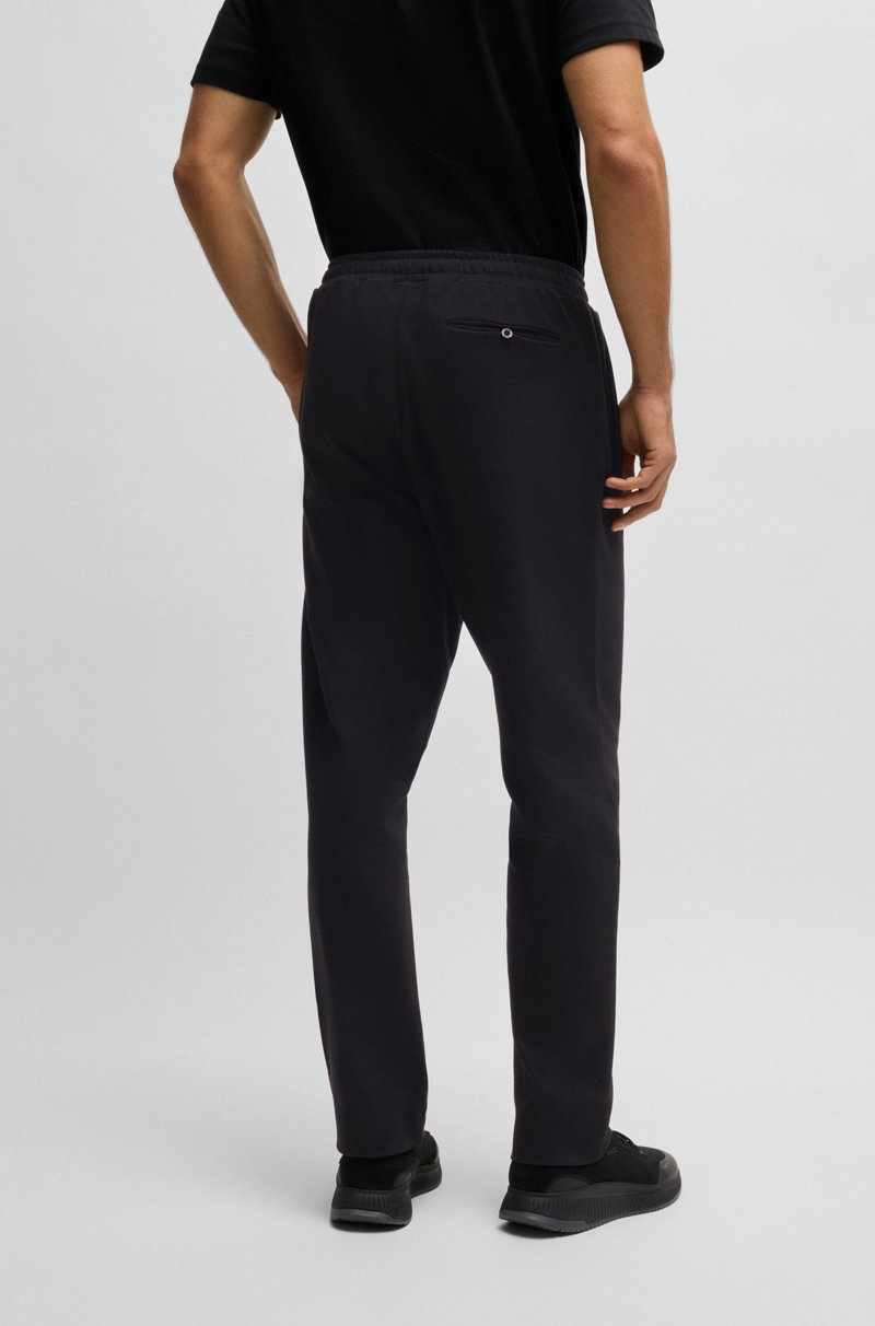 Hugo Boss Pantalones De Chándal De Algodón Con Monograma Double B