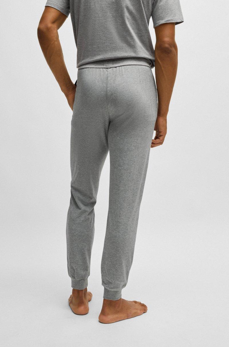Hugo Boss Pantalones De Chándal De Algodón Elástico Con Logo Bordado