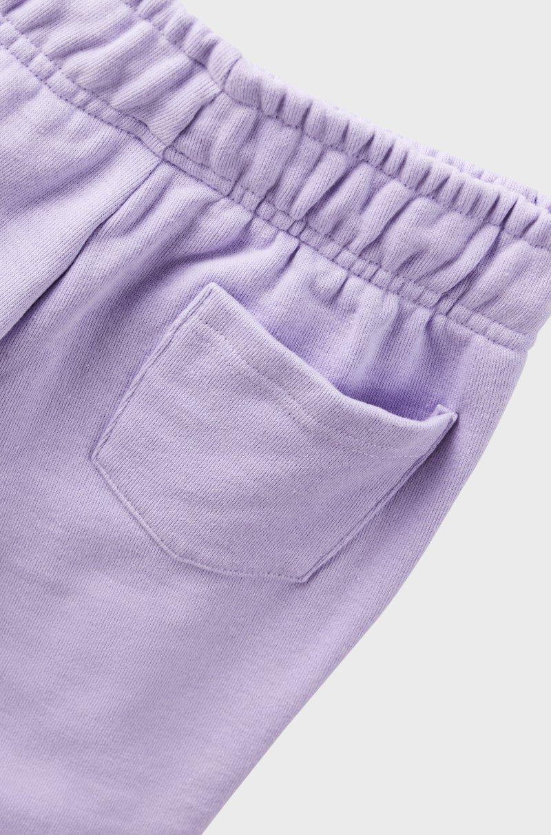 Hugo Boss Pantalones De Chándal De Algodón Para Niños Con Logo Estilo Rotulador