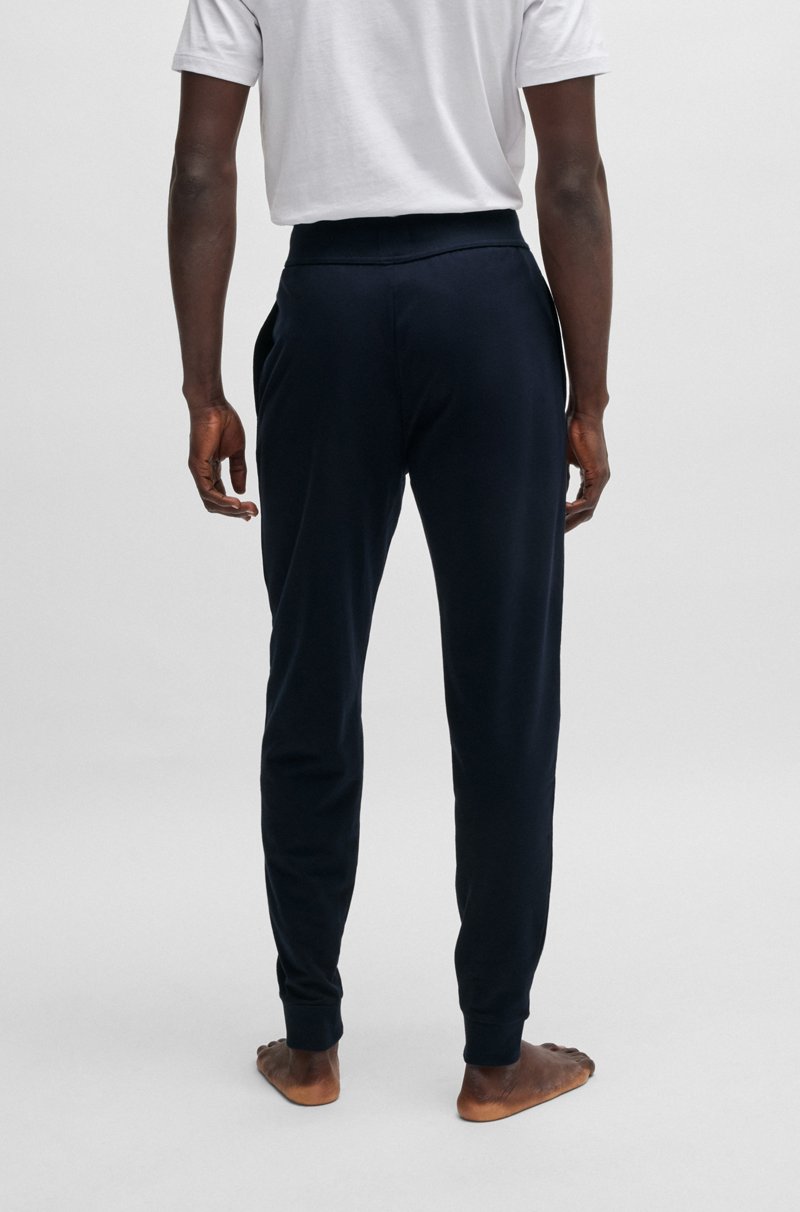 Hugo Boss Pantalones De Chándal De Felpa De Algodón Con Logo Metalizado