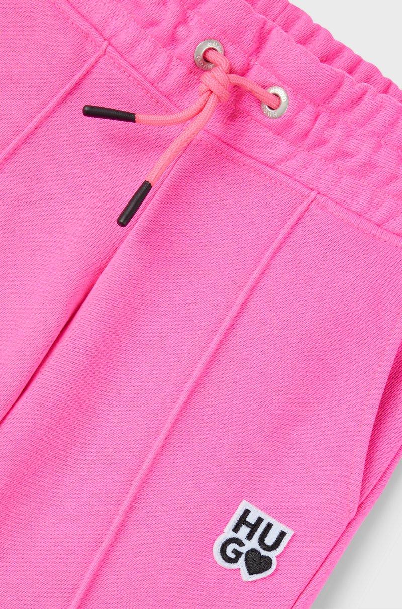 Hugo Boss Pantalones De Chándal De Forro Polar Para Niños Con Detalles De Logo