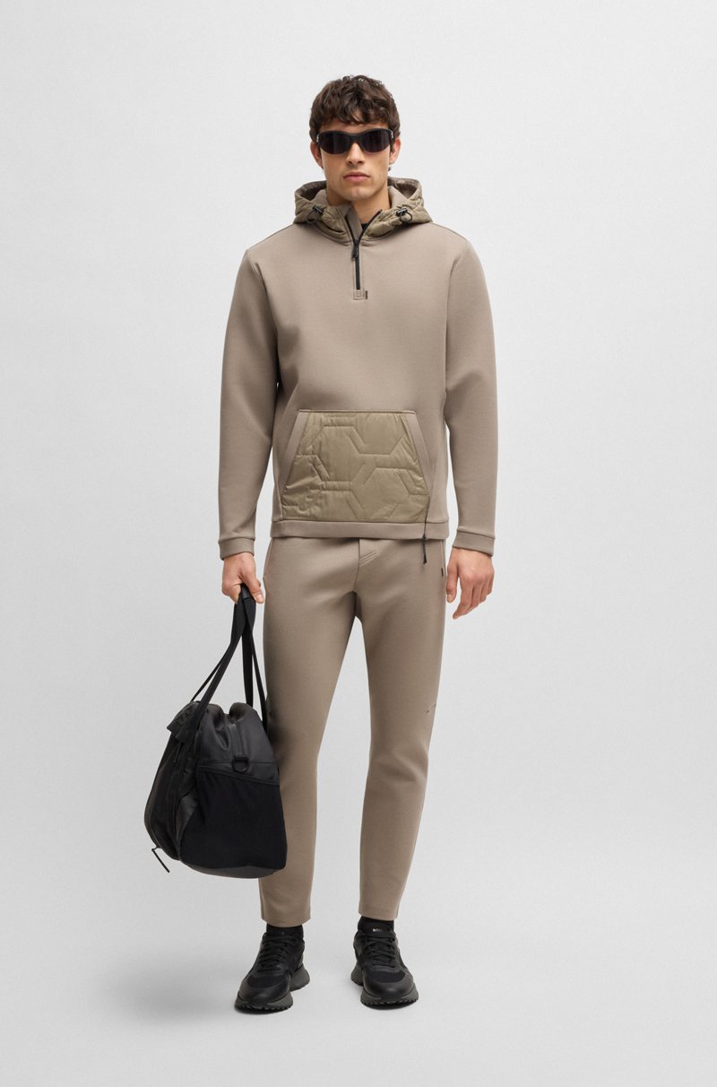 Hugo Boss Pantalones De Chándal Elásticos Con Orificios Cortados A Láser