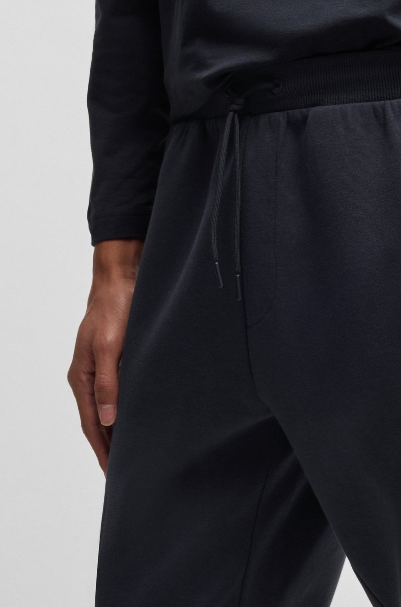 Hugo Boss Pantalones De Chándal En Algodón Elástico Con Detalle De Logo