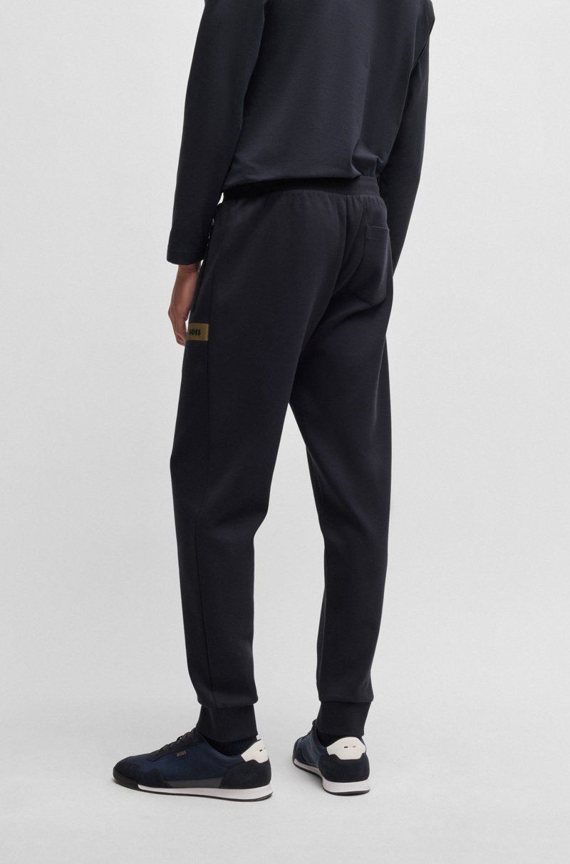 Hugo Boss Pantalones De Chándal En Algodón Elástico Con Detalle De Logo