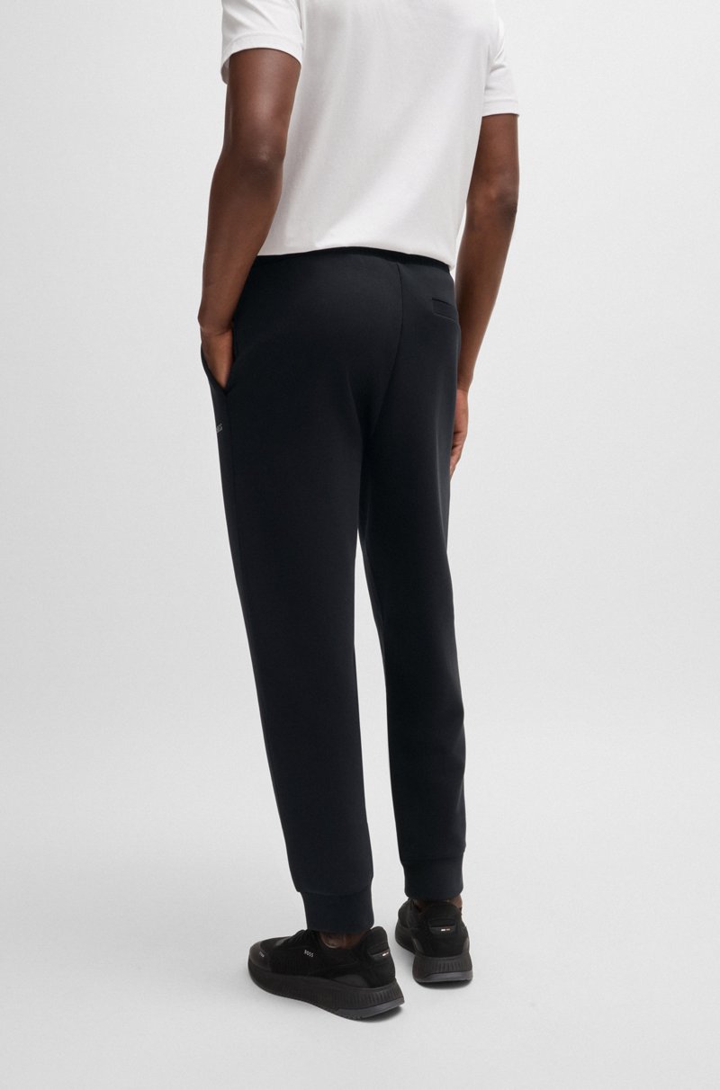 Hugo Boss Pantalones De Chándal En Algodón Elástico Con Logo Estampado