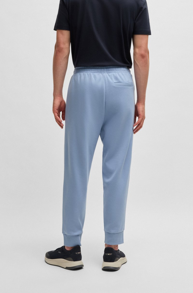 Hugo Boss Pantalones De Chándal En Algodón Elástico Con Logo Estampado