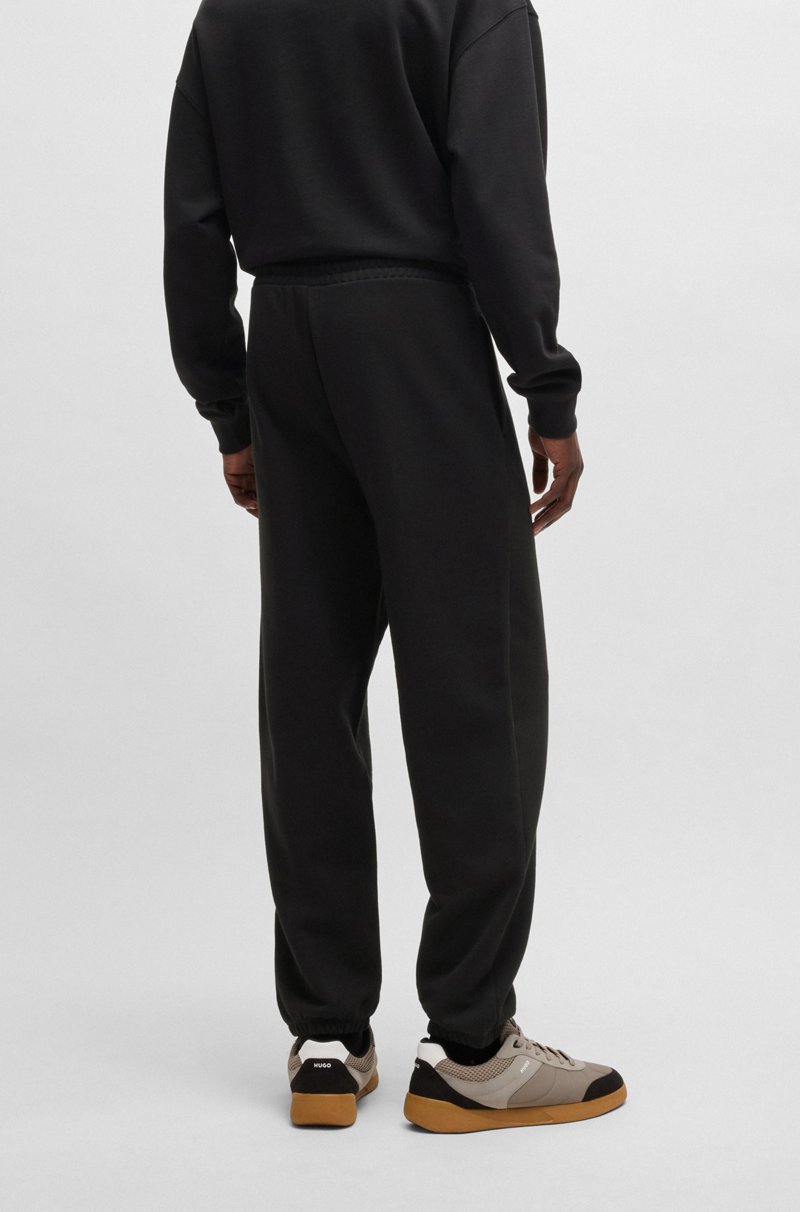 Hugo Boss Pantalones De Chándal En Felpa De Algodón Con Logo Bordado