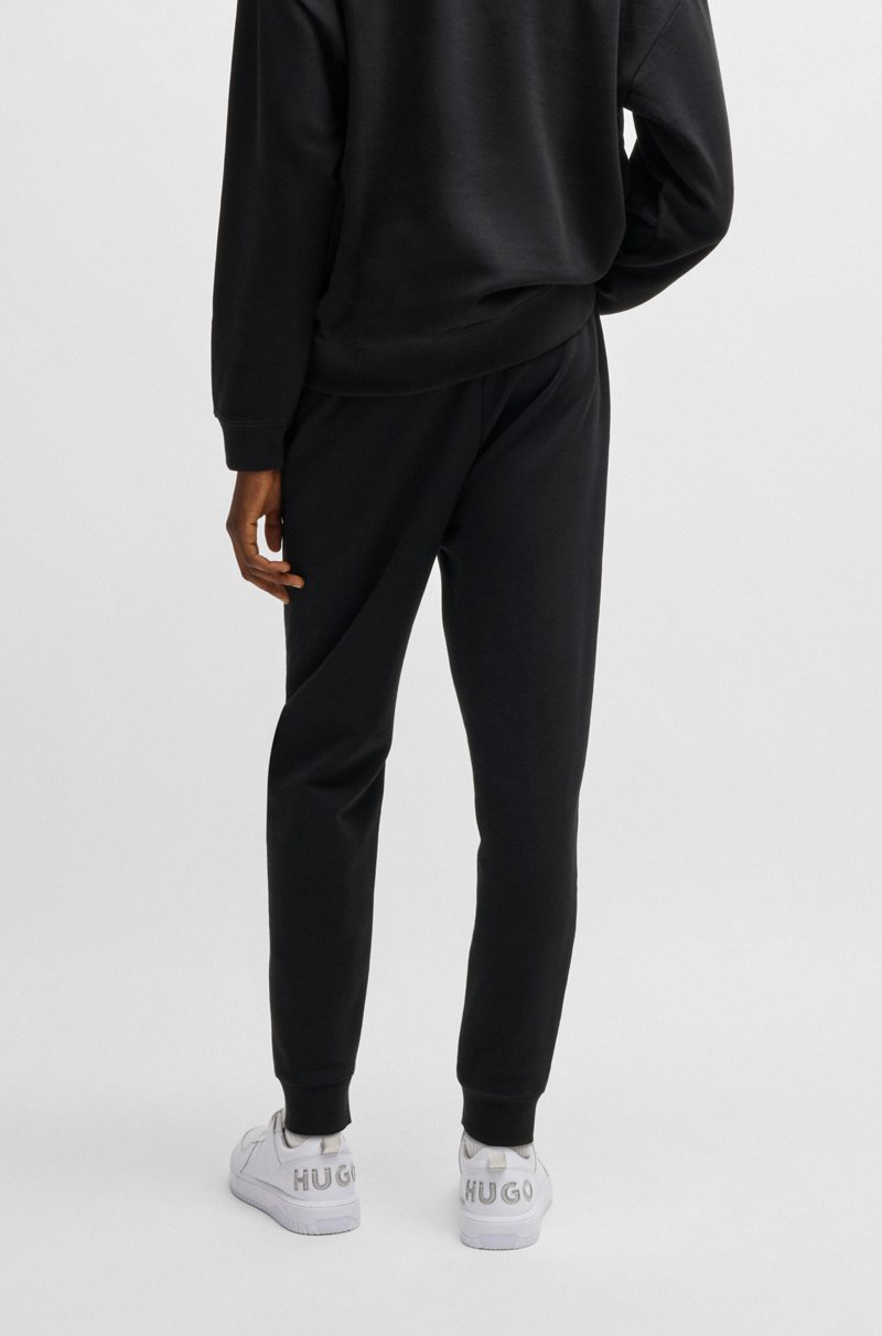 Hugo Boss Pantalones De Chándal En Felpa De Algodón Con Logo Estampado