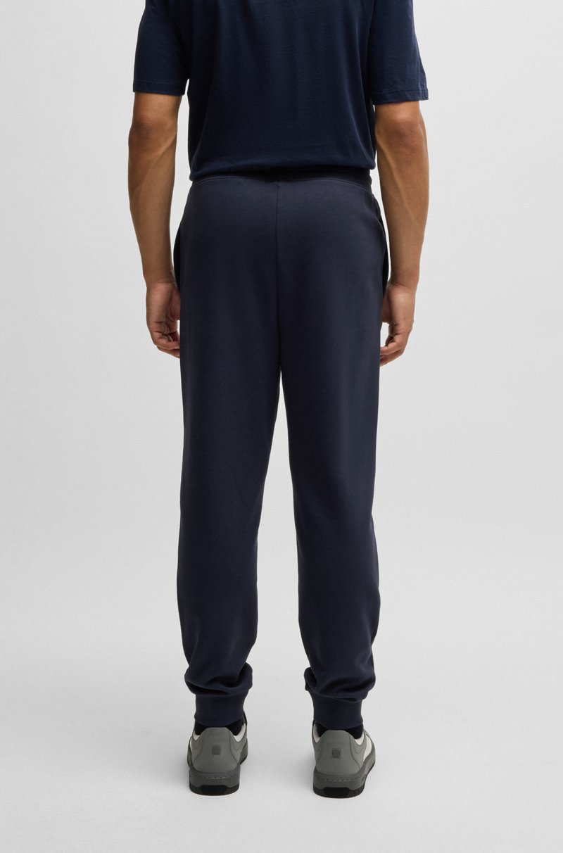 Hugo Boss Pantalones De Chándal En Felpa De Algodón Con Logo Estampado