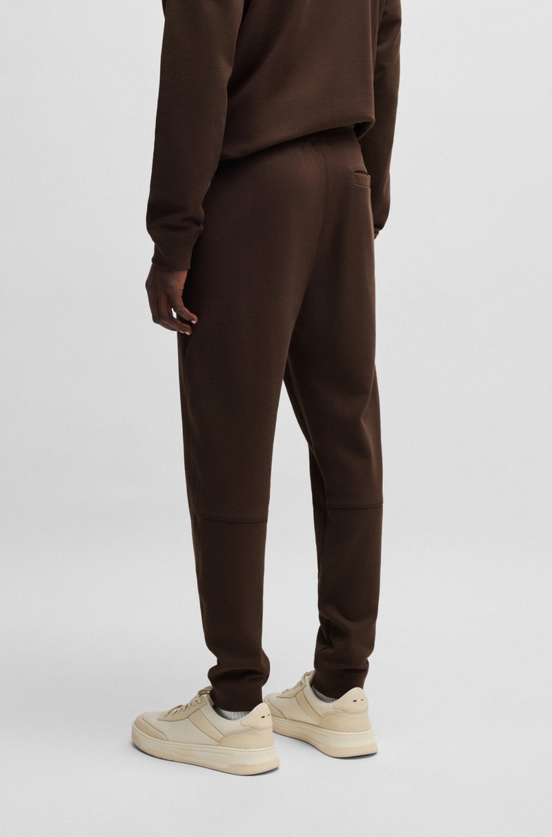 Hugo Boss Pantalones De Chándal En Felpa De Algodón Con Parche De Logo