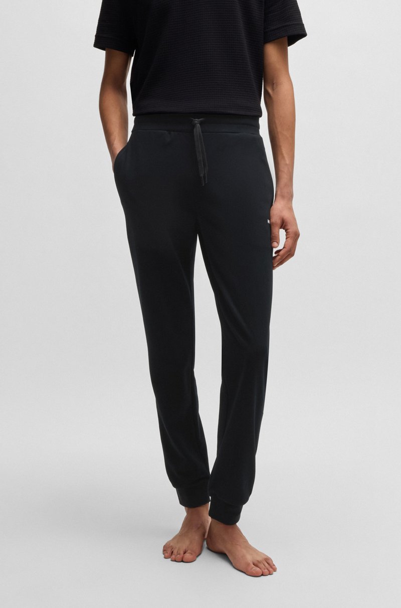 Hugo Boss Pantalones de chándal en mezcla de algodón con logo de corazón
