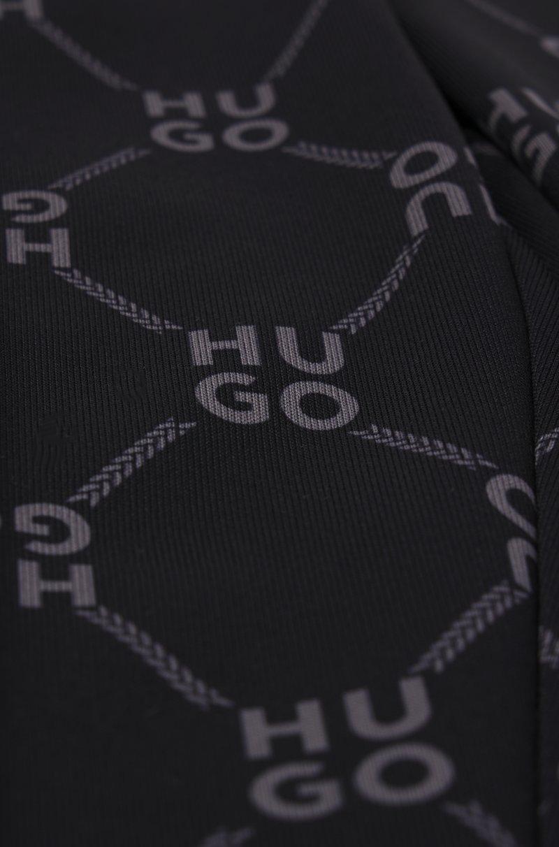 Hugo Boss Pantalones De Chándal Loose Fit Para Niños Con Logo Apilado Estampado