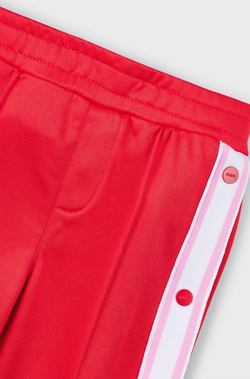 Hugo Boss Pantalones De Chándal Para Niños Con Botones Automáticos En Las Costuras Laterales