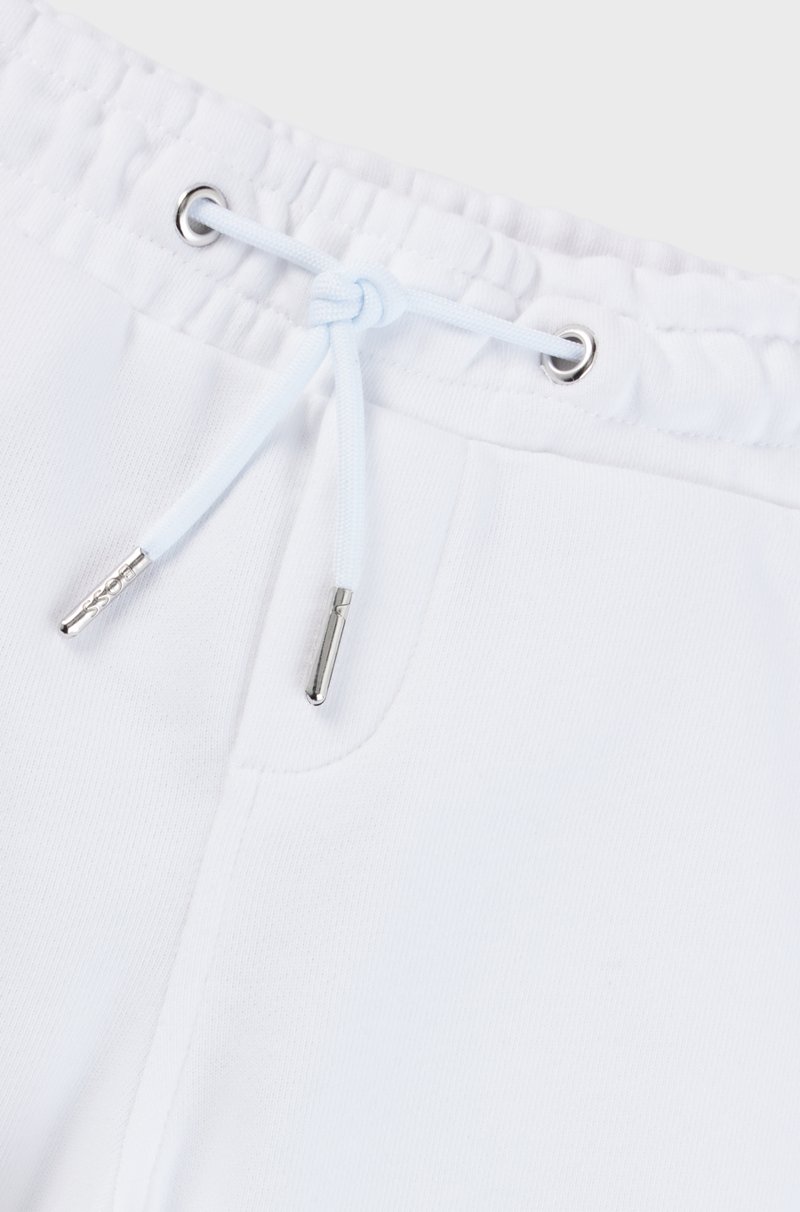 Hugo Boss Pantalones De Chándal Para Niños Con Puños En Los Bajos Y Logo Estampado