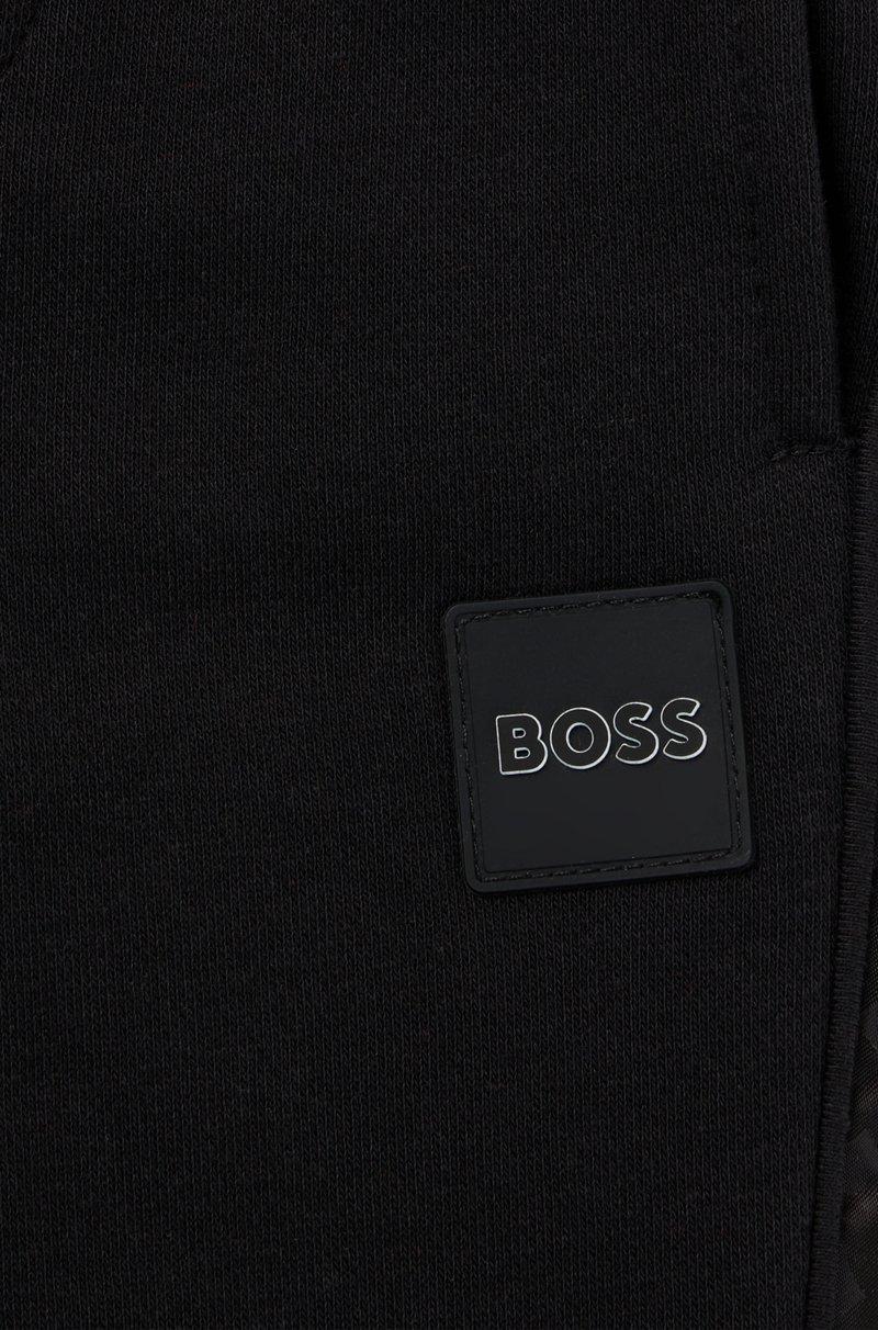 Hugo Boss Pantalones De Chándal Para Niños De Algodón Con Apliques De Monogramas