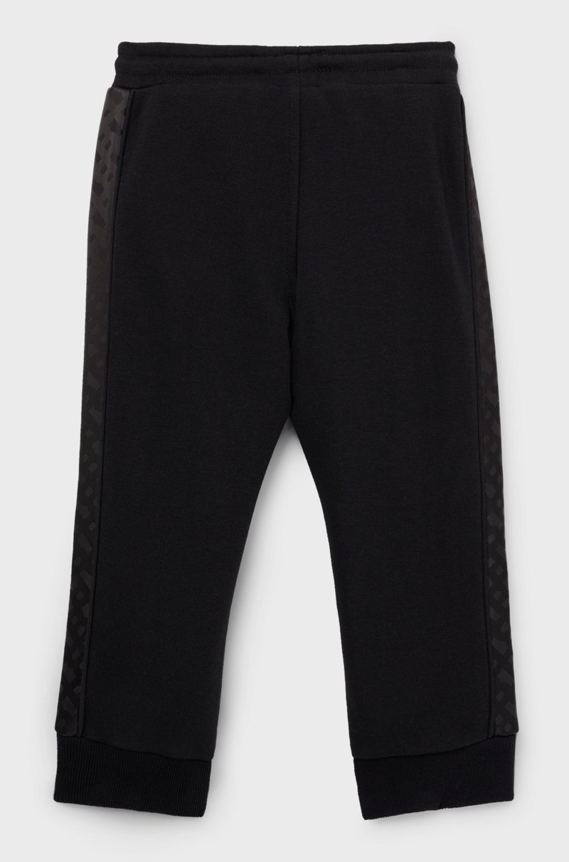Hugo Boss Pantalones De Chándal Para Niños De Algodón Con Apliques De Monogramas