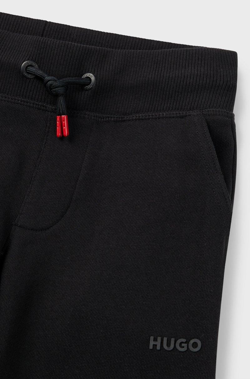 Hugo Boss Pantalones De Chándal Para Niños En Algodón Con Estampado De Logo