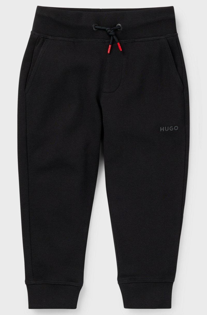 Hugo Boss Pantalones de chándal para niños en algodón con estampado de logo