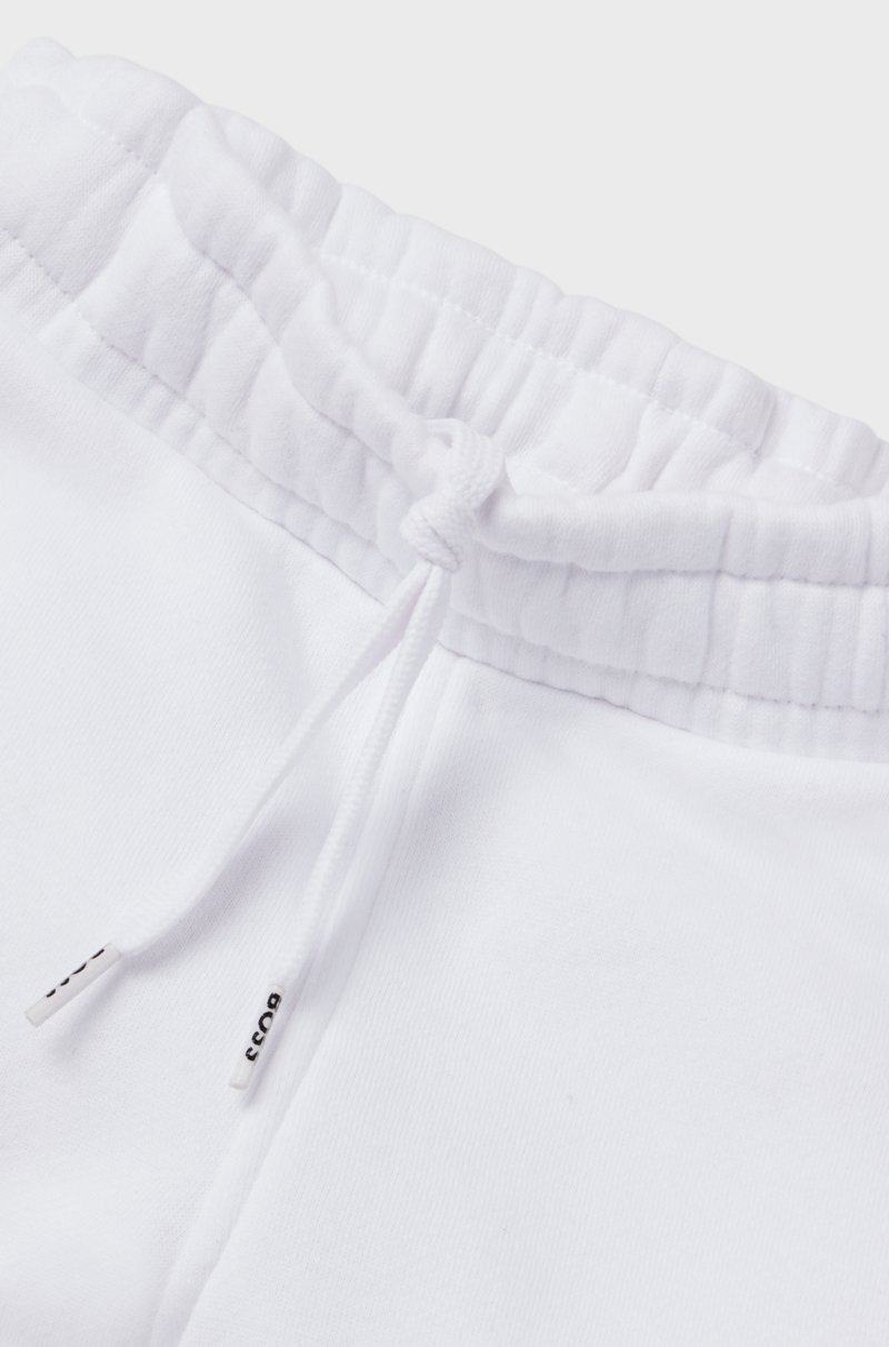 Hugo Boss Pantalones De Chándal Para Niños En Algodón Con Logos En Relieve