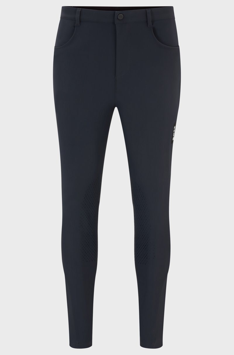 Hugo Boss Pantalones de equitación de material superelástico con agarre en las rodillas