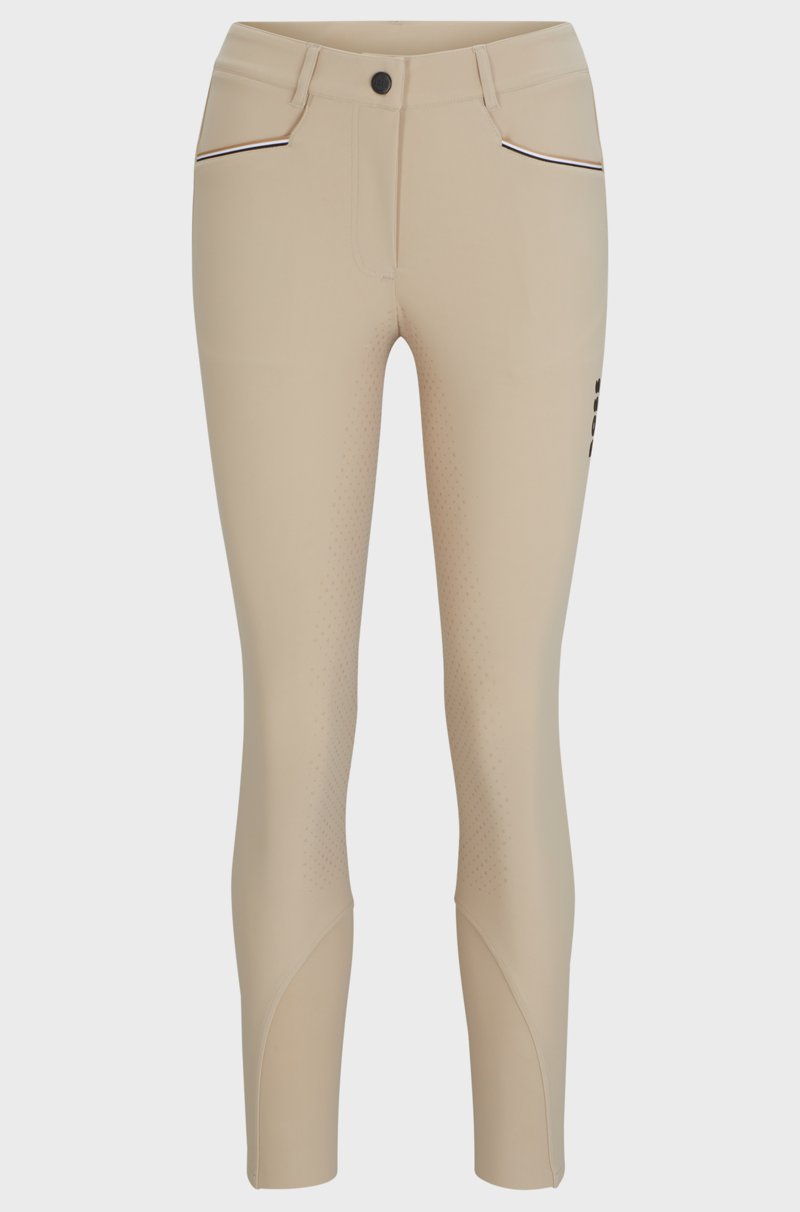 Hugo Boss Pantalones de equitación de material superelástico con agarre integral