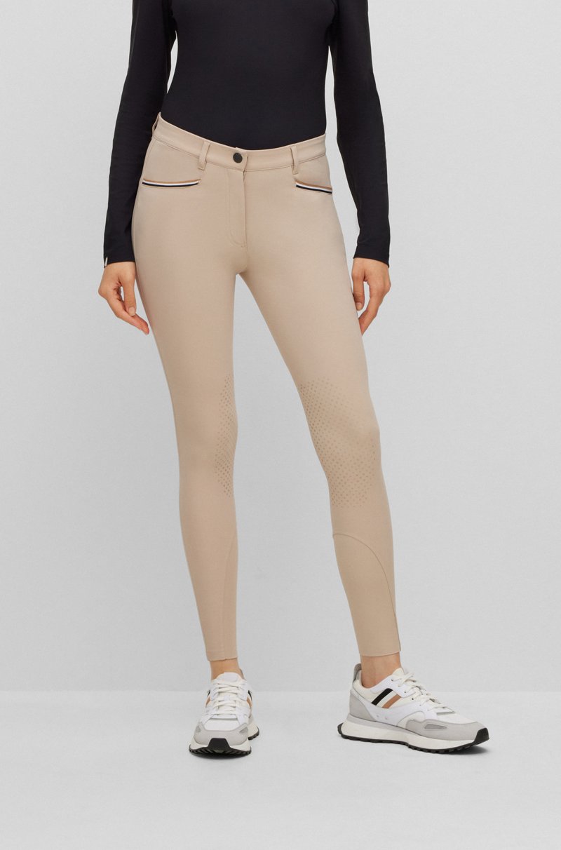 Hugo Boss Pantalones De Equitación De Material Superelástico Con Agarre Especial En Las Rodillas