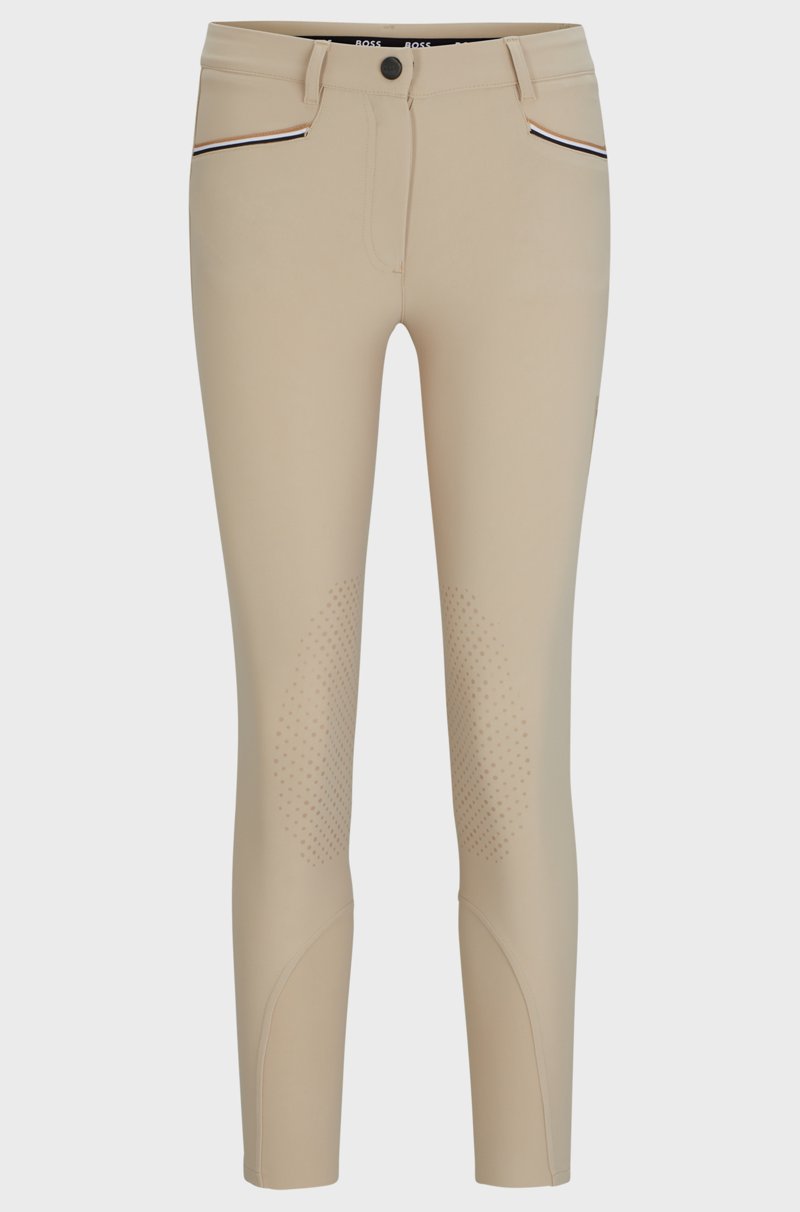 Hugo Boss Pantalones de equitación de material superelástico con agarre especial en las rodillas