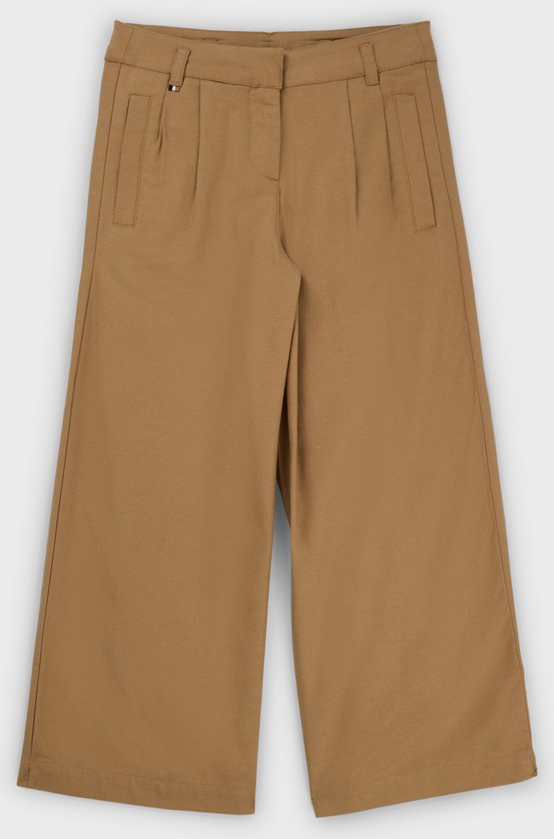 Hugo Boss Pantalones de fit holgado en sarga suave para niños