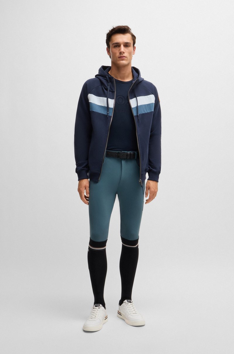 Hugo Boss Pantalones De Montar Con Agarre En Las Rodillas En Tejido Multielástico