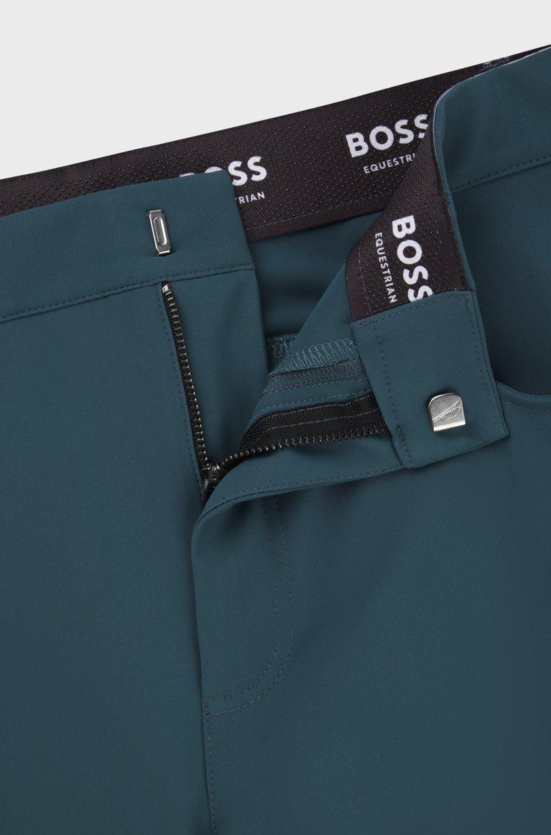 Hugo Boss Pantalones De Montar Con Agarre En Las Rodillas En Tejido Multielástico