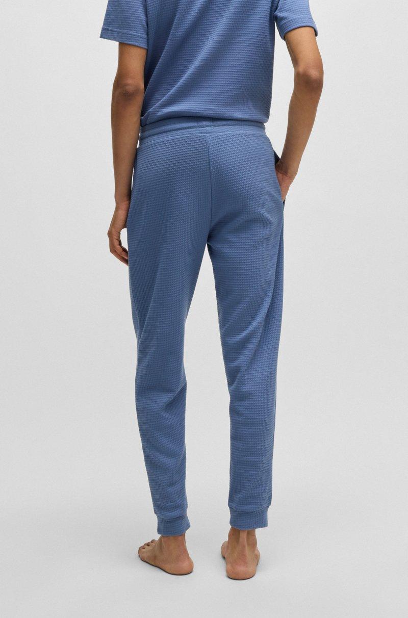 Hugo Boss Pantalones De Pijama De Algodón Con Logo Bordado