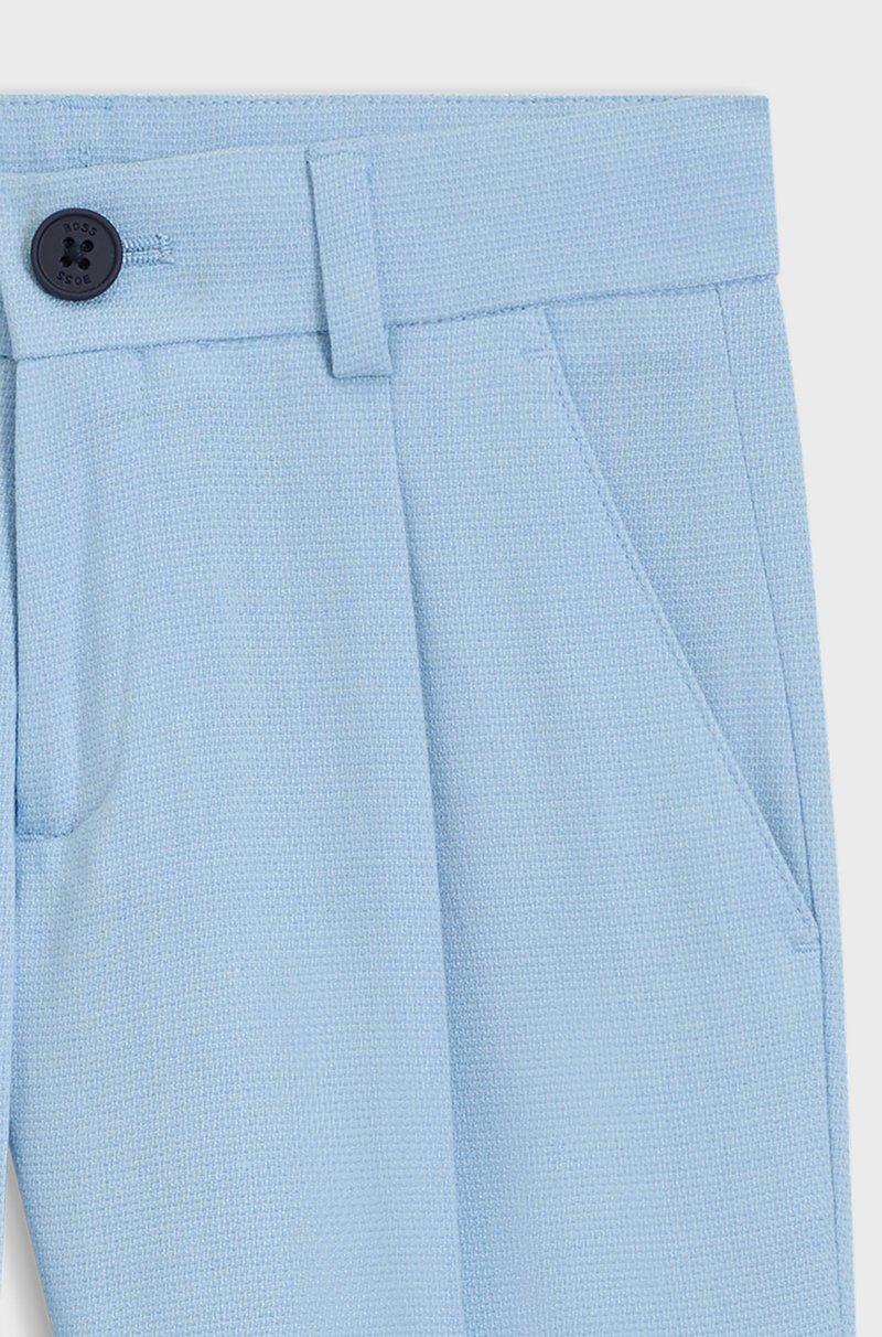 Hugo Boss Pantalones De Traje En Tejido Elástico Para Niños