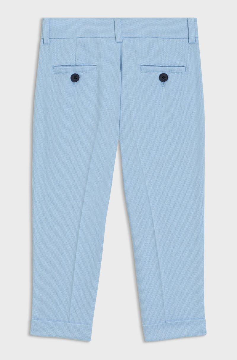 Hugo Boss Pantalones De Traje En Tejido Elástico Para Niños