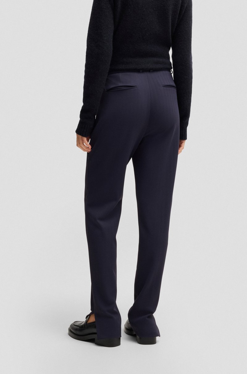 Hugo Boss Pantalones Dressletic Slim Fit En Tejido Elástico