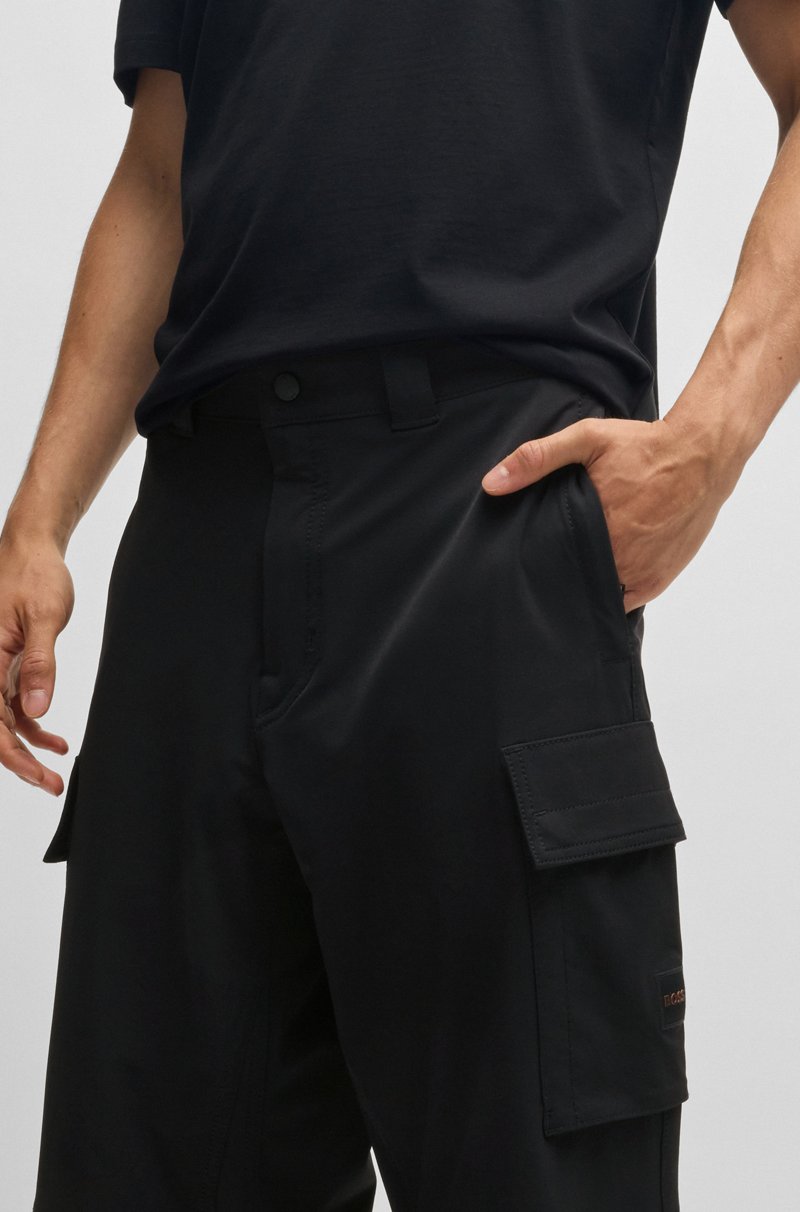 Hugo Boss Pantalones Estilo Cargo Relaxed Fit De Tejido Elástico