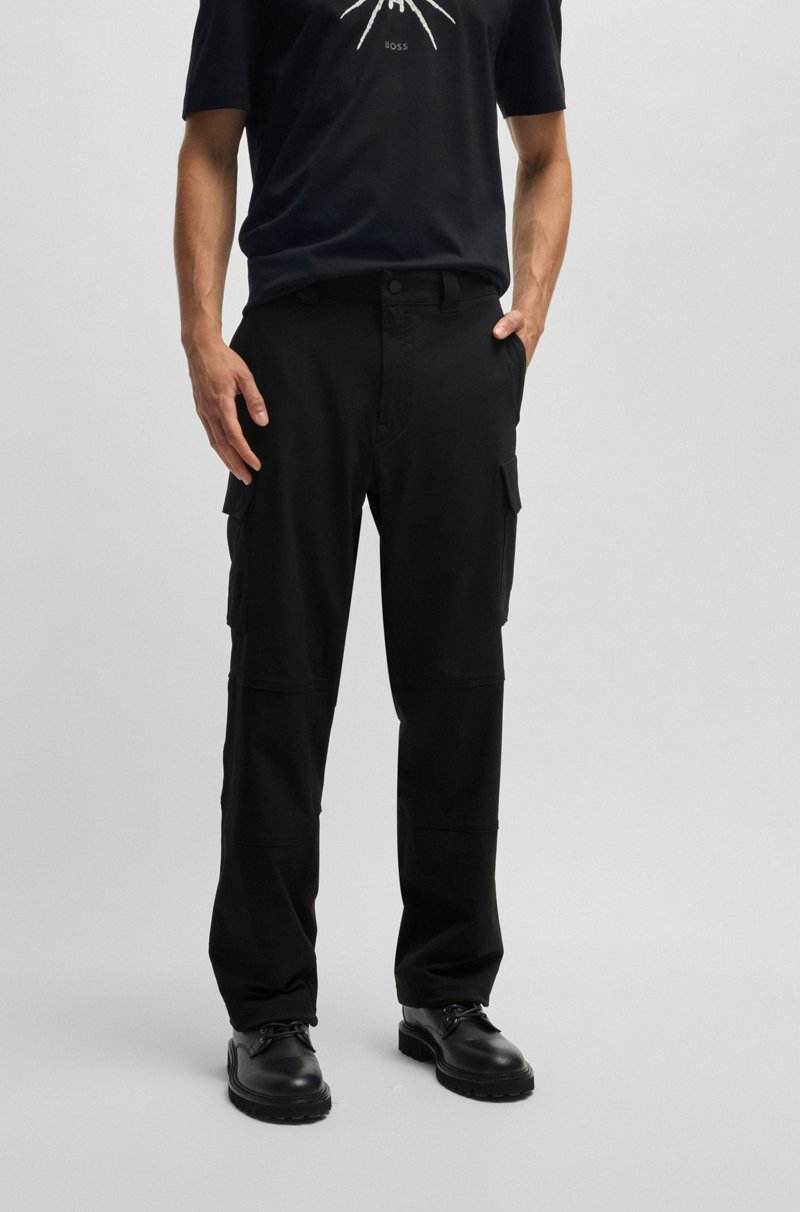 Hugo Boss Pantalones estilo cargo relaxed fit de tejido elástico