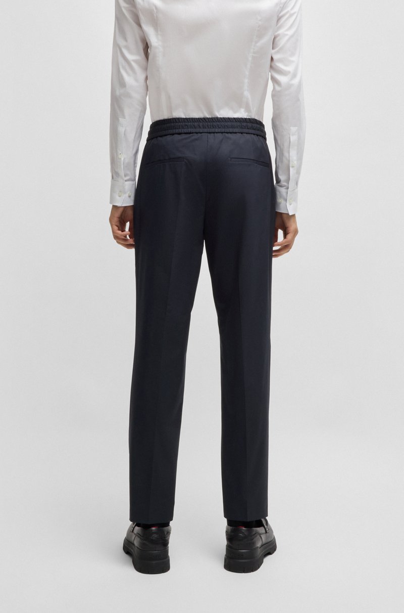 Hugo Boss Pantalones Extra Slim Fit De Algodón Elástico Técnico Lavable