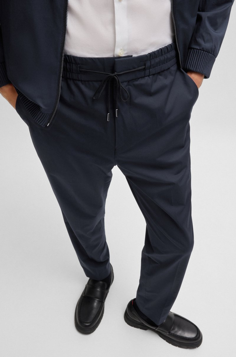 Hugo Boss Pantalones Extra Slim Fit De Algodón Elástico Técnico Lavable